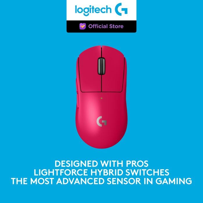 Logitech G PRO X SUPERLIGHT 2 Mouse Gaming Wireless E-Sports - Magenta
