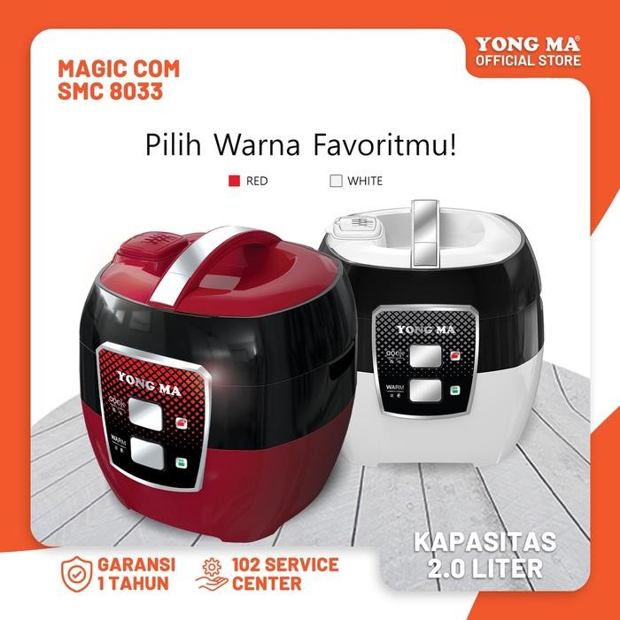 Yong Ma Rice Cooker Yong Ma Magic Com Panci Ceramic Smc 8033/Smc 8033