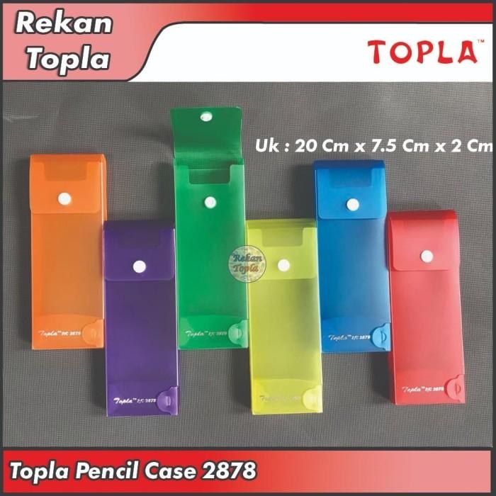 

Tempat Pensil Polos Berwarna / Pencil Case / Kotak Pensil Plasik Anak