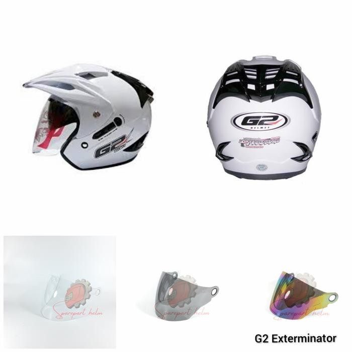 Pilihan- Kaca Helm G2 Exterminator Visor Helm G2 Exterminator