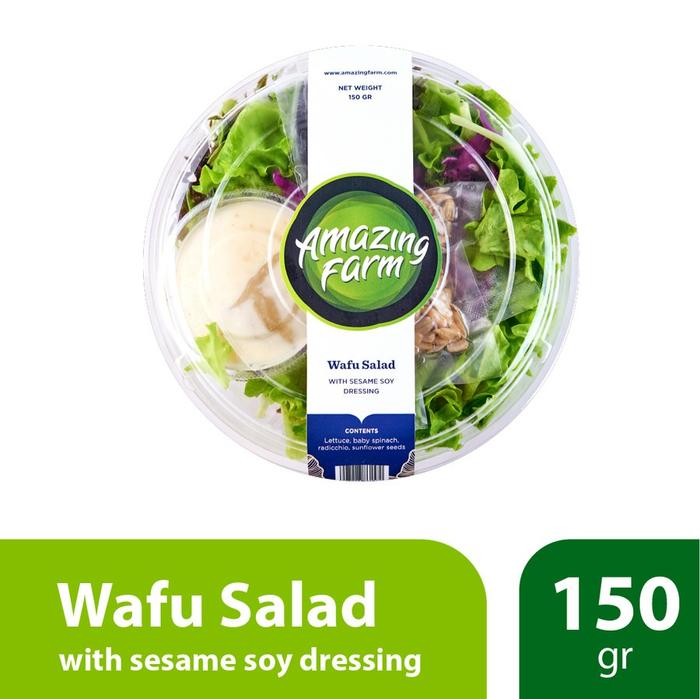 

Pilihan- Wafu Salad With Sesame Soy Dressing 150 Gram Amazing Farm