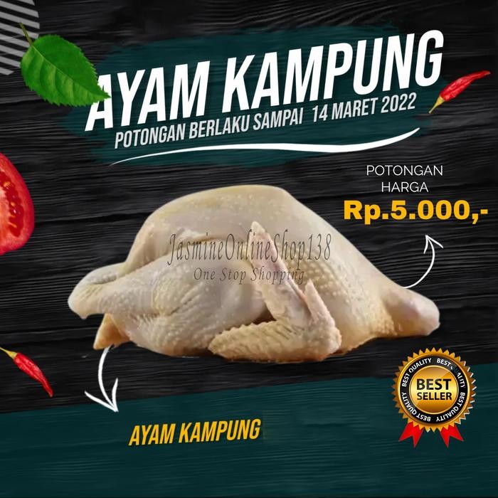 

Pilihan- Ayam Kampung Segar Ukuran Sedang