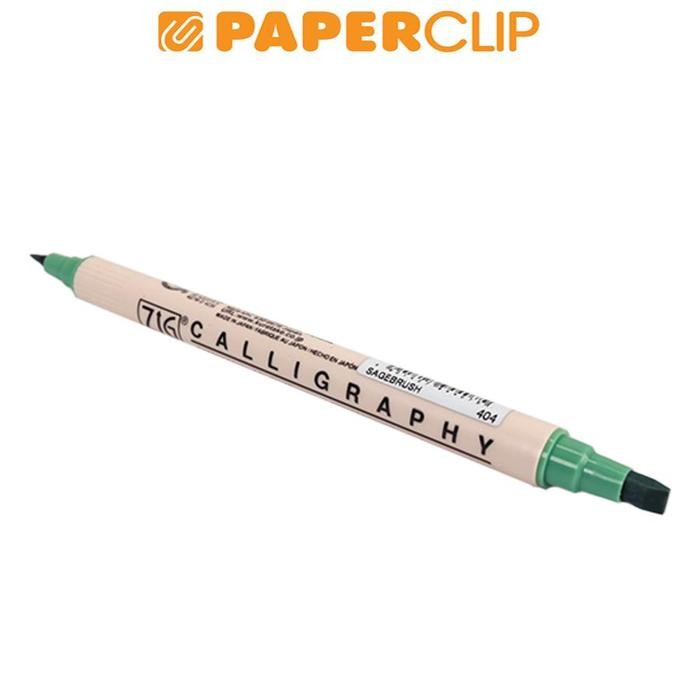 

Pen Brush Zig Kuretake Ms-3400 Calligraphy 404 Sage Brush