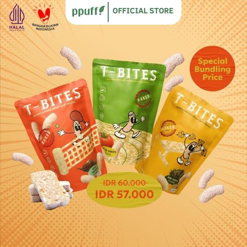 

Pilihan- T-Bites Bundling Tbites Snack Tempe Makanan Ringan Berprotein