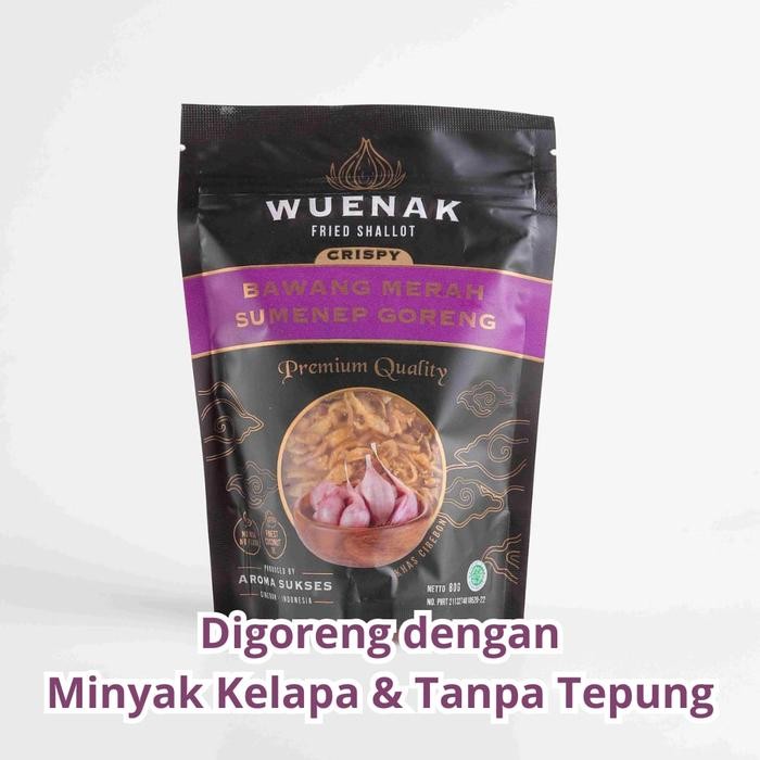 

Pilihan- Bawang Goreng Sumenep Wuenak Netto 80 G Premium First Hand