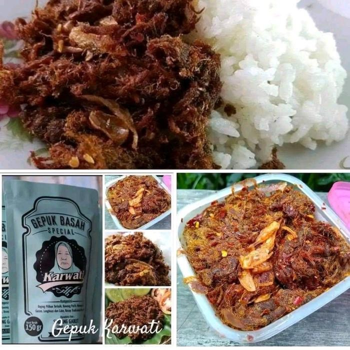 

Pilihan- Gepuk Basah Karwati Atau Abon Sapi Ori Spesial Enak