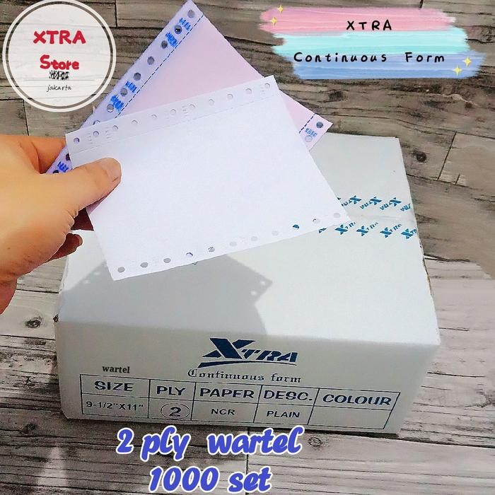 

Pilihan- Kertas Continuous Form Dph Wartel 2Ply Paper Stationery