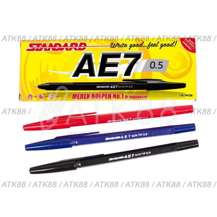 

Ballpoint / Pulpen Standard AE7 1 Pack / 12 pcs