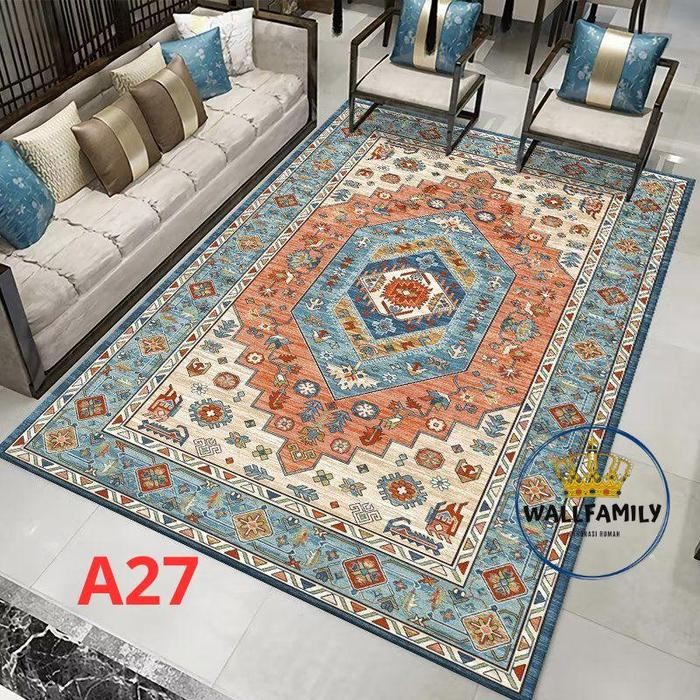 Karpet Lantai Eropa Import Polyester New Motif
