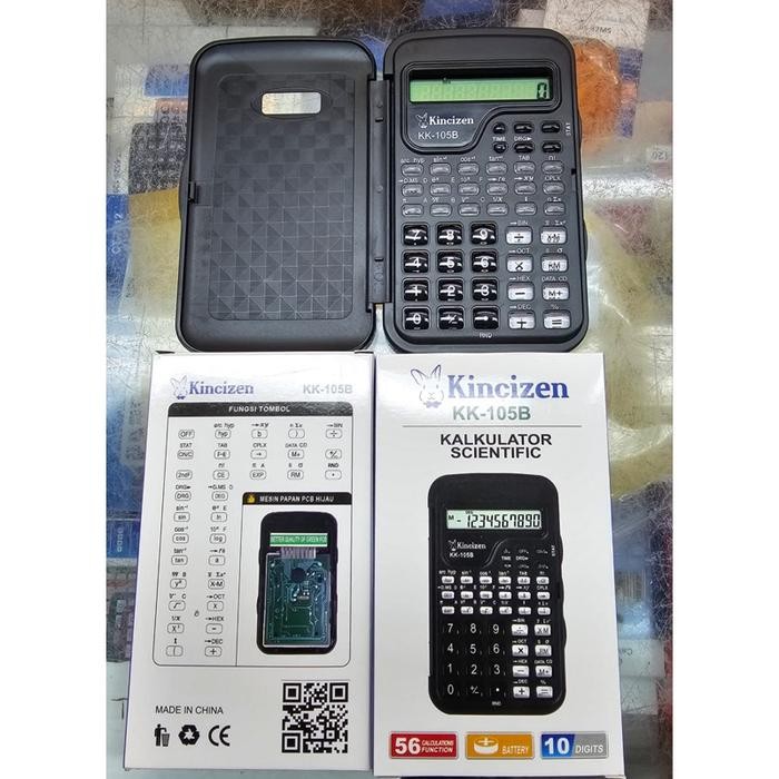 

KALKULATOR SCIENTIFIC KC-105B KALKULATOR ILMIAH KINCIZEN KC-105B KALKULATOR SIN COS TAN MINI