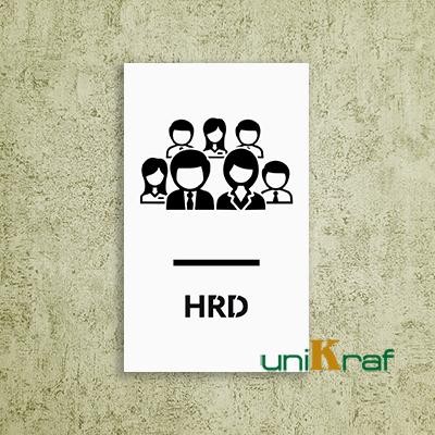 

PAPAN SIGN AKRILIK KANTOR PERSONALIA HRD - ACRYLIC OFFICE ROOM SIGN