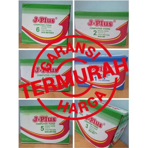

Jplus Continous Form 3 Ply 9 1/2 x 11 Ncr Kertas Komputer