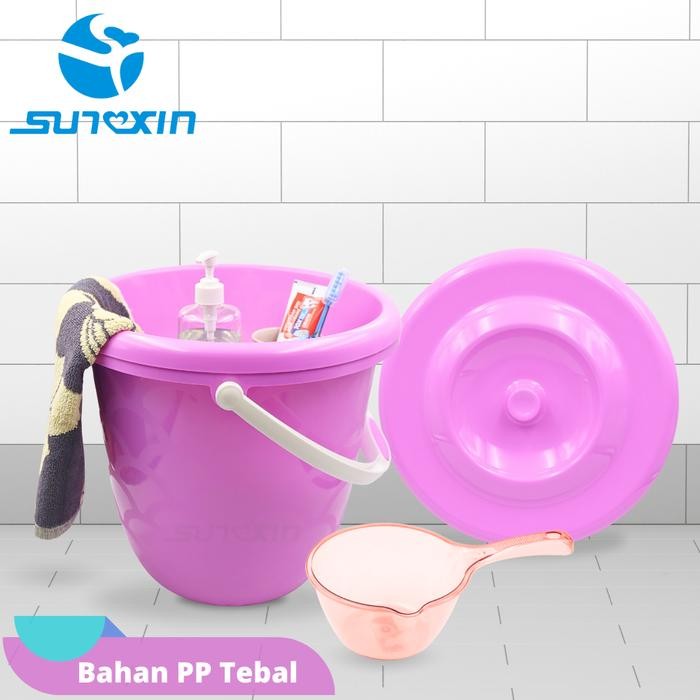 

Pilihan- Sunxin Baskom Plastik 3In1/820/821/822/823/825/ Set Baskom Serbaguna / Ember Air Rumah