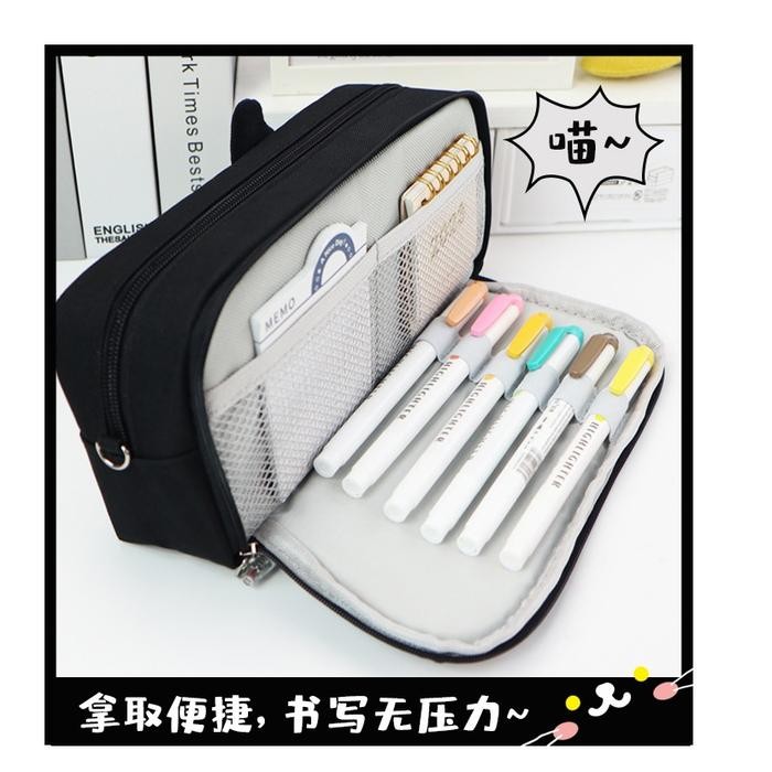 

TEMPAT PENSIL KARAKTER KUCING TERBARU PENCIL CASE BOX PENSIL VIRAL KOREA ORGANIZER BOX PENCIL
