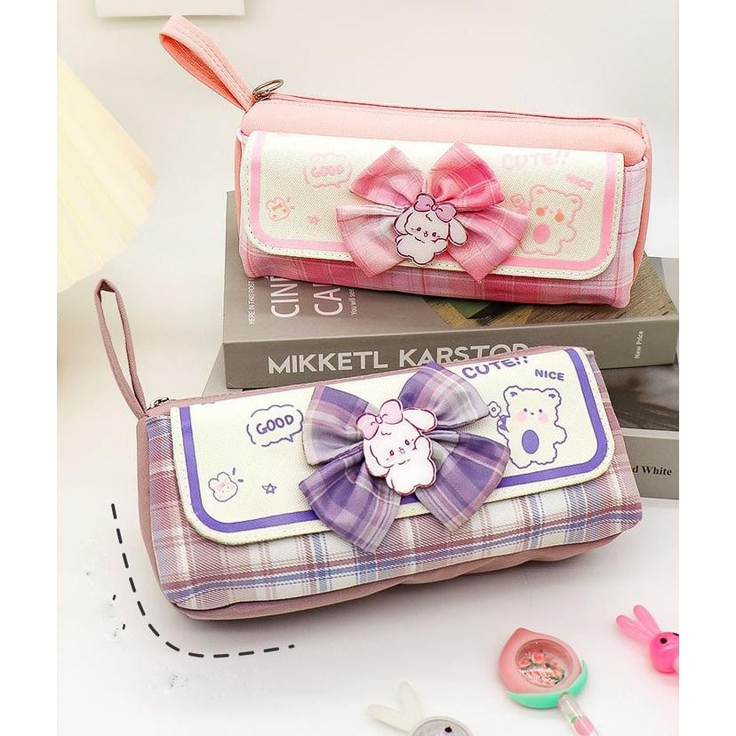 

TEMPAT PENSIL PEN LUCU PENCIL CASE KOREA BERKAPASITAS BESAR BCS16