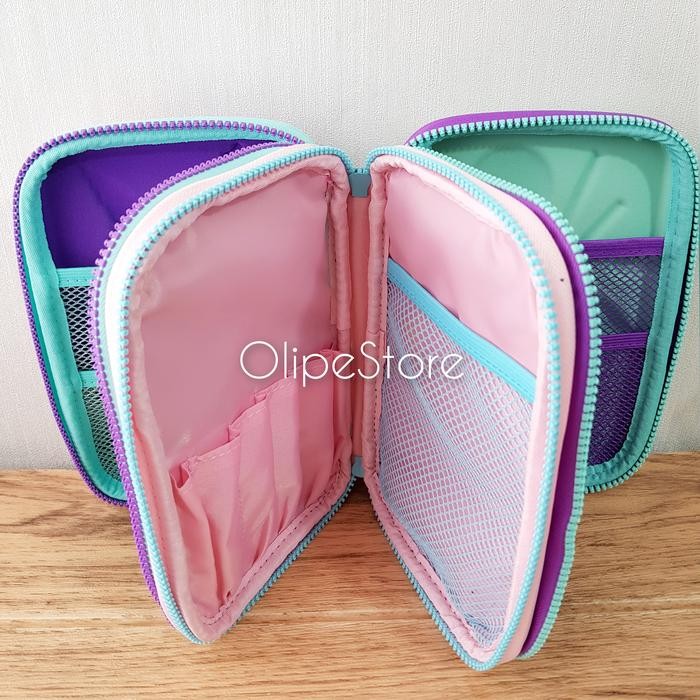 

SMIGGLE - FAB TRIPLE UP HARDTOP PENCIL CASE TEMPAT PENSIL (UNICORN)