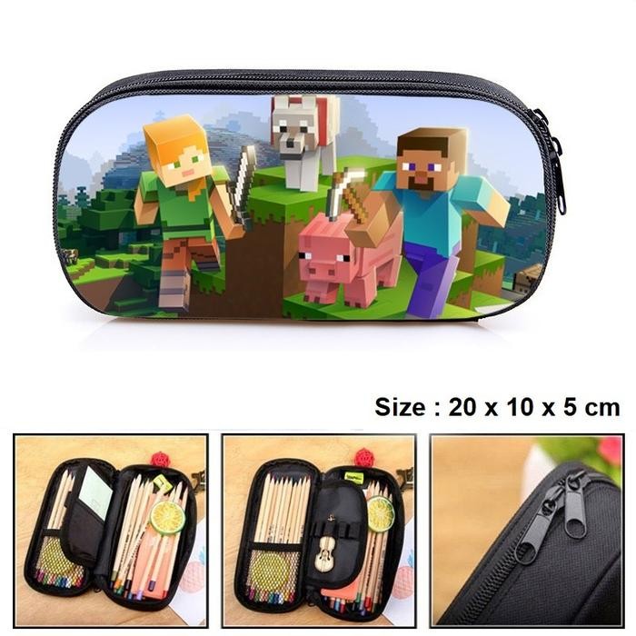 

KOTAK TEMPAT PENSIL PULPEN MINECRAFT - B