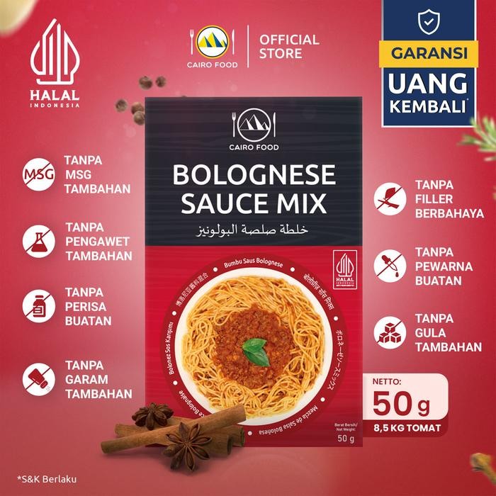 

TERLARIS Bumbu Bolognese Sauce Mix Sehat Tanpa MSG, 100% Rempah MurniCoFood READY STOCK