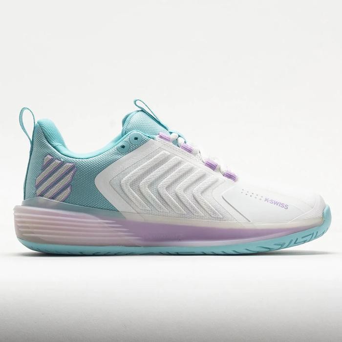 Terbaik Sepatu Tennis Tenis K Swiss Ultrashoot 3 W White Lilac Original 100% Ori