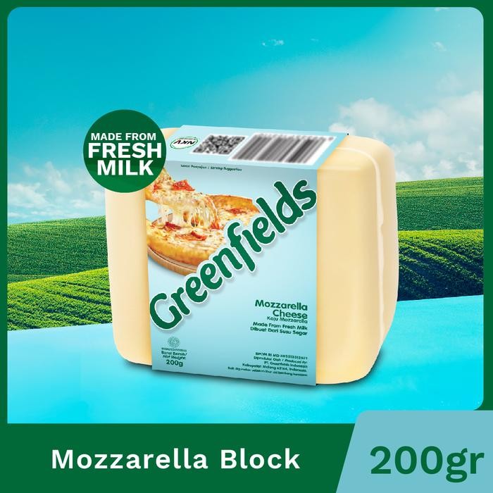 

Pilihan- [Instant Only] Keju Greenfields - Mozzarella Block Cheese 200G