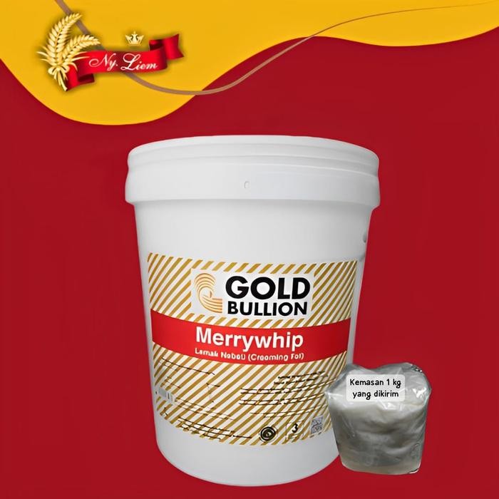 

Pilihan- Gold Bullion Merrywhip Lemak Nabati / Creaming Fat 1 Kg #R