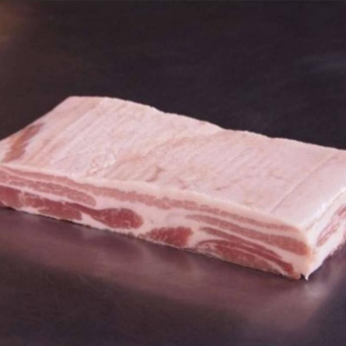 

Pilihan- Daging Babi Samcan Tanpa Kulit No Skin Pork Belly Skin Off 1Kg