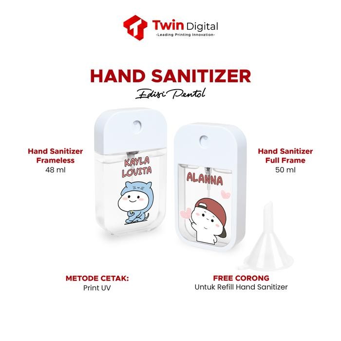 Pilihan- Hand Sanitizer Pocket Spray Custom Edisi Pentol - Handsanitizer Pentol