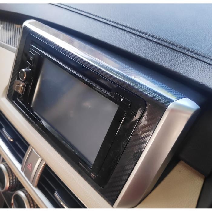 Pilihan- Sticker Xpander / Xpander Cross Panel Head Unit - Motif Carbon