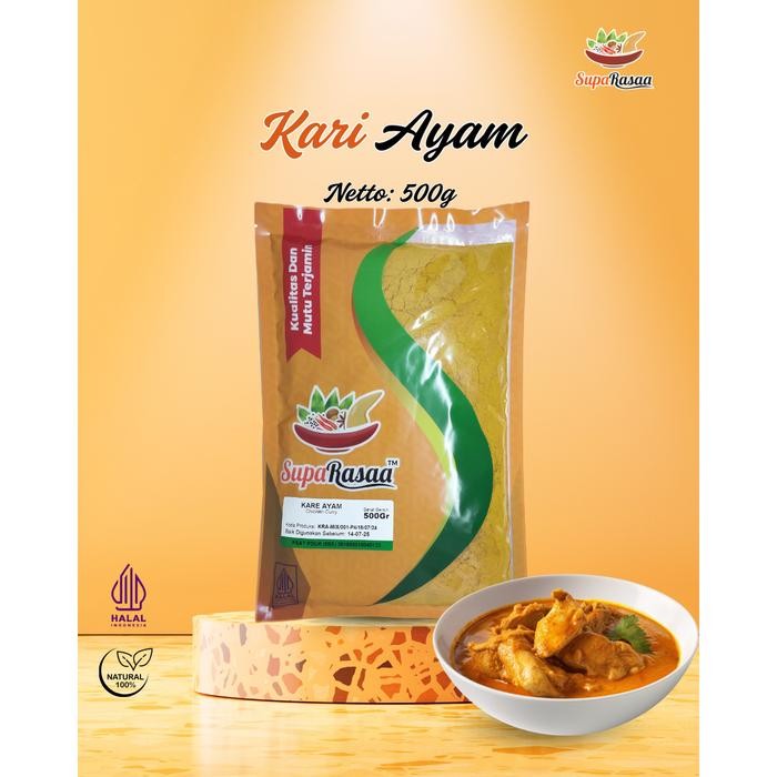 

ASLI Kare Ayam Bubuk SupaRasaa 500gr READY STOCK