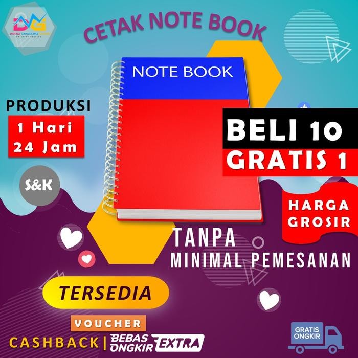 

New Cetak Notebook A6