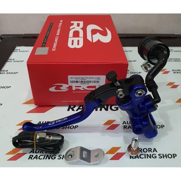 Menarik Master Rem Radial Rcb S1 14Mm Kanan Warna Biru / Blue Original@ Terlariss 