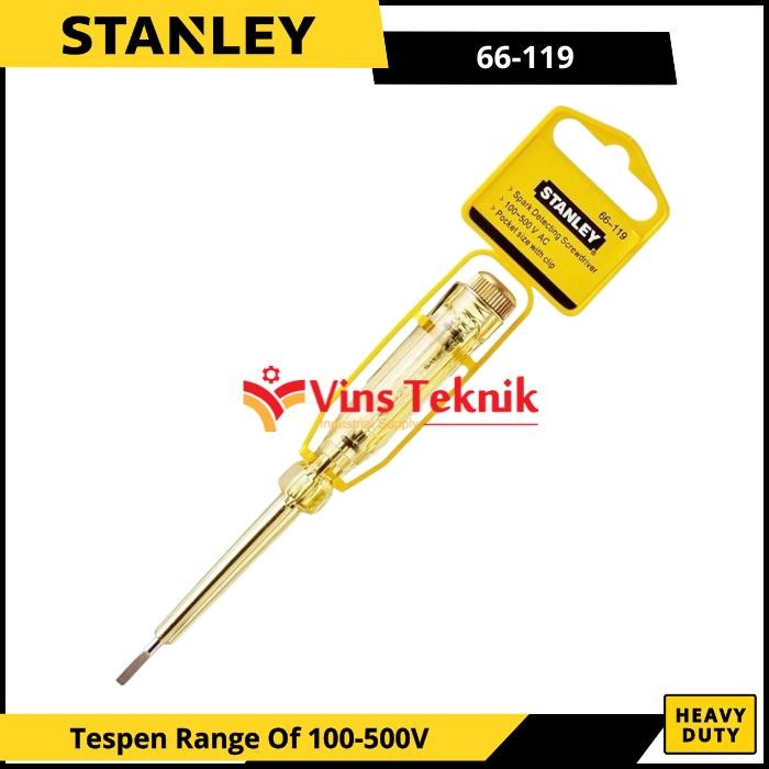 New Obeng listrik tespen test pen obeng STANLEY 66-119 Testpen