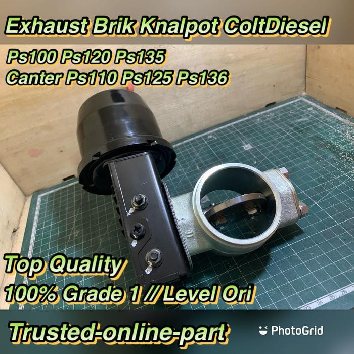 BRIK KNALPOT EXHAUST BRIK PS CANTER 100% GRADE 1