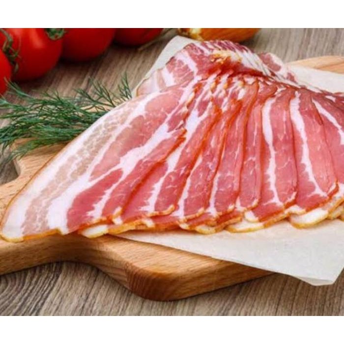 Pilihan- Streaky Pork Bacon 500Gr / Bacon Babi 500Gr Daging Babi Bacon