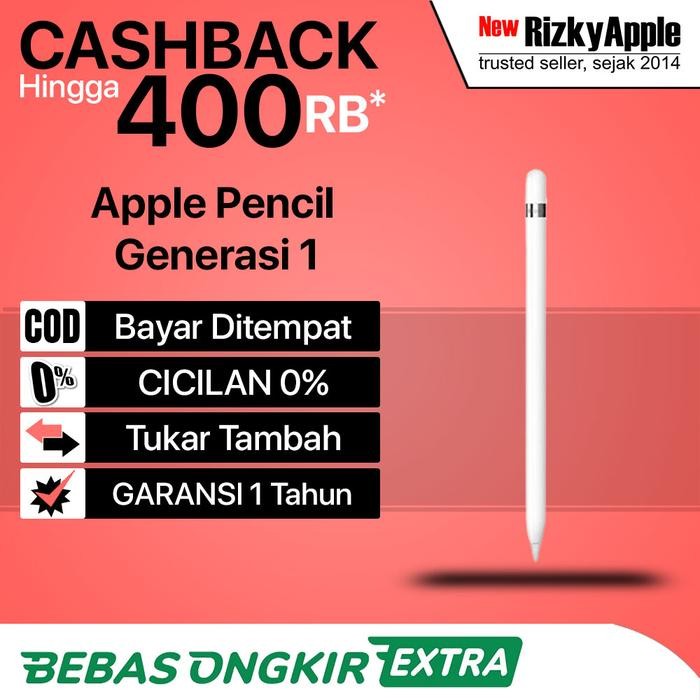 Pilihan- Apple Pencil Gen 1 1St Gen Resmi Ibox For Ipad Pro 12.9" 2015 & 2017