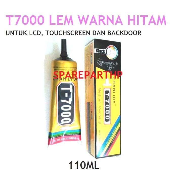 Pilihan- Lem Lcd T7000 Zhalinda 110Ml - Lem Lcd Touchscreen Warna Hitam Ori