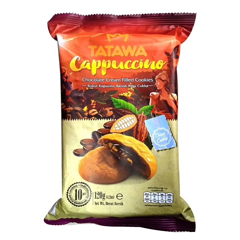 

S61462 TATAWA CAPPUCCINO BISKUIT 120GR MAJU BERSAMA (20250910)