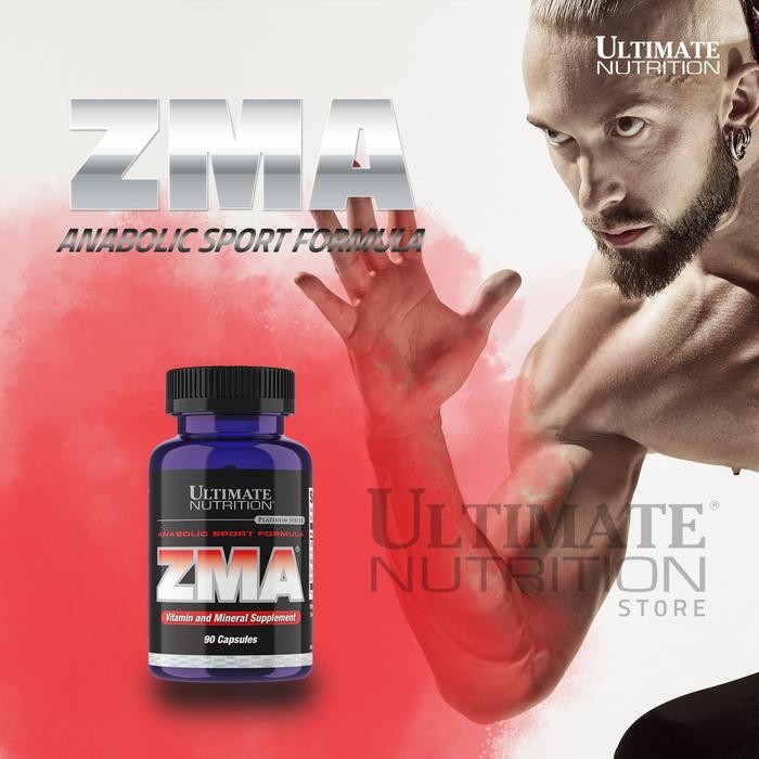 Ultimate Nutrition ZMA suplemen fitness / suplemen gym / suplemen protein