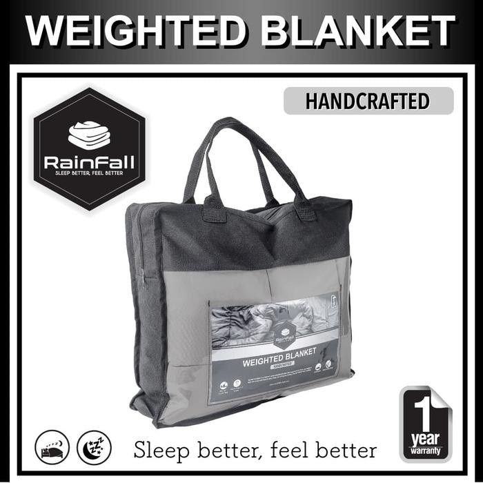 Rainfall Custom Size Heavy Weighted Blanket Selimut Berat