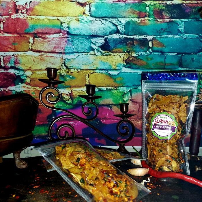 

kripik jengkol pedas kriuk asli