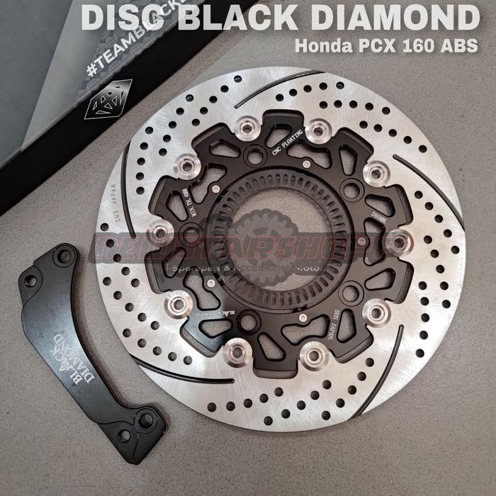 Discbrake Disc / Piringan Floating Black Diamond 260Mm Pcx 160 Abs / Cbs Sensor Lebar 260 Mm