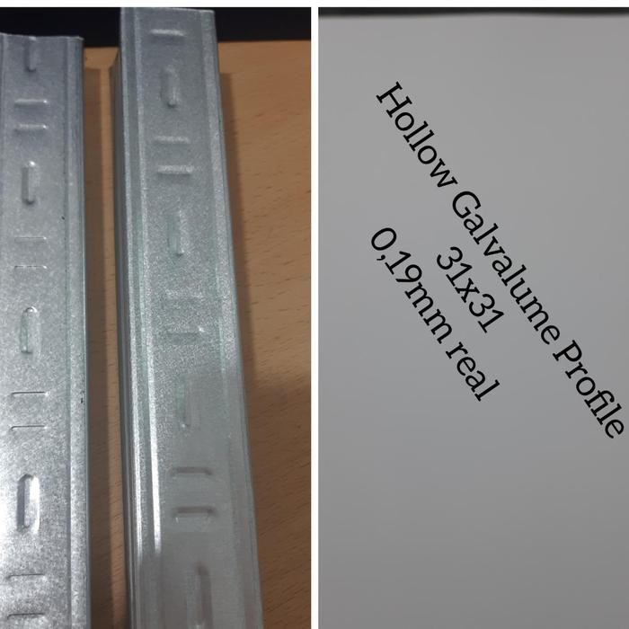 New HOLLOW 4X4 GALVALUM TEBAL 03 / HOLO 4X4 GALVALUM 03 / HOLO