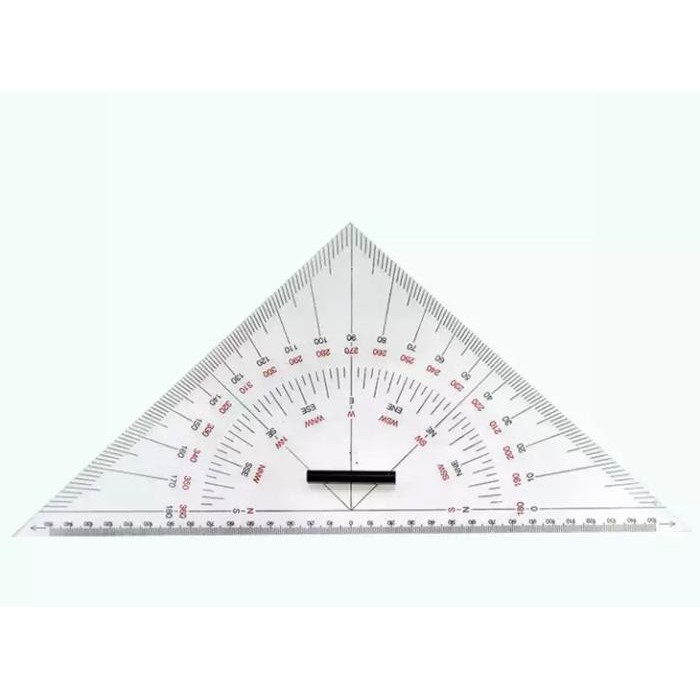 

OJ NAUTICAL TRIANGLE KENT-TYPE 300 MM PENGGARIS SEGITIGA NAVIGASI 300MM