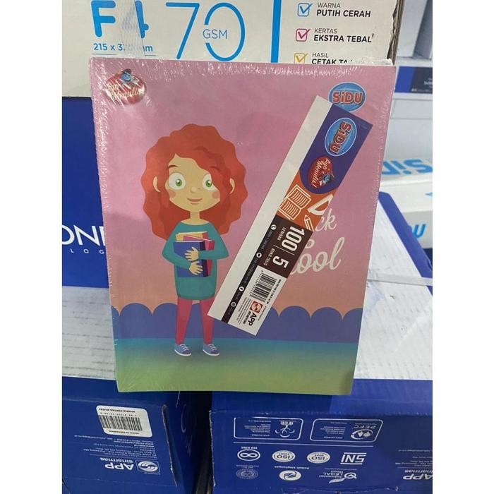 

OJ Buku Tulis SIDU 100 lembar 1 pak (5 buku) / Buku Tulis Tebal