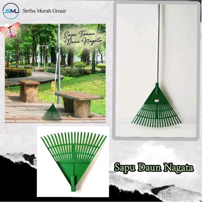 SIAPKIRIM Sapu taman/sapu garuk/sapu cakar/sapu daun nagata 214 READY STOCK