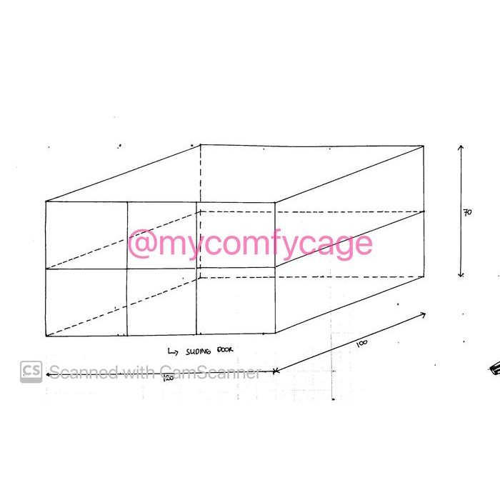 kandang pagar anjing aluminium mycomfycage custom size