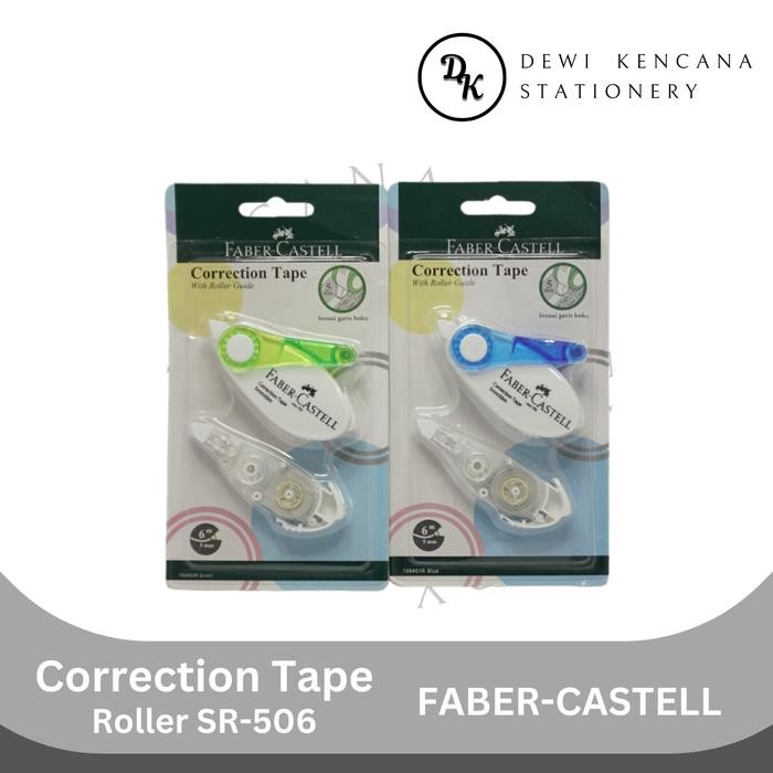 

Pilihan- Correction Tape Faber-Castell / Tipe-X Roll + Refill (Uk.6 Mx5Mm)