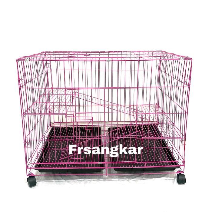 Kandang Kucing 90x60x70 2 Tingkat Extra Jumbo XXL