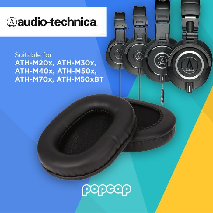 New Earpad ATH-M20x M30x M40x M50x M70x Earcup Cushion Ear Pad Foam Busa