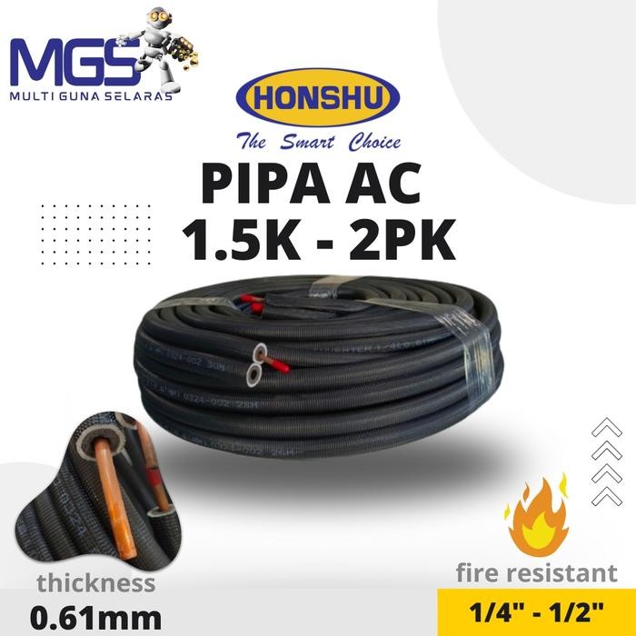 EJ Pipa AC Premium Honshu 1/4 1/2 ( AC 1,5PK - 2PK )